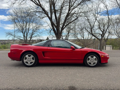 1991 Acura NSX in Formula Red over Black