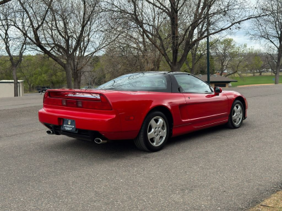 1991 Acura NSX in Formula Red over Black