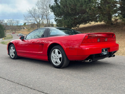 1991 Acura NSX in Formula Red over Black