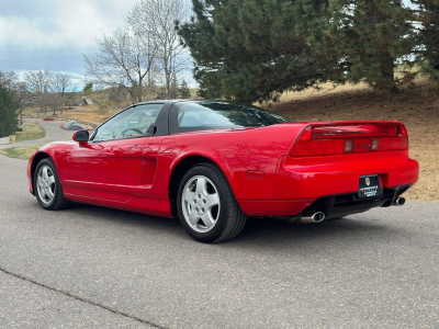 1991 Acura NSX in Formula Red over Black