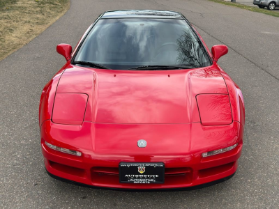 1991 Acura NSX in Formula Red over Black