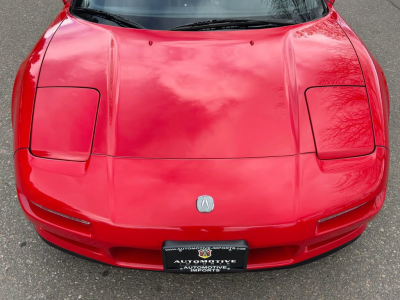 1991 Acura NSX in Formula Red over Black