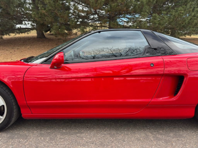1991 Acura NSX in Formula Red over Black