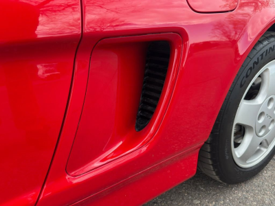 1991 Acura NSX in Formula Red over Black