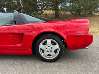 1991 Acura NSX in Formula Red over Black
