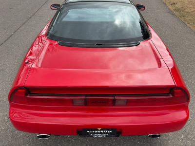 1991 Acura NSX in Formula Red over Black