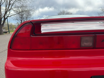 1991 Acura NSX in Formula Red over Black