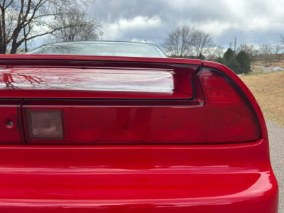 1991 Acura NSX in Formula Red over Black