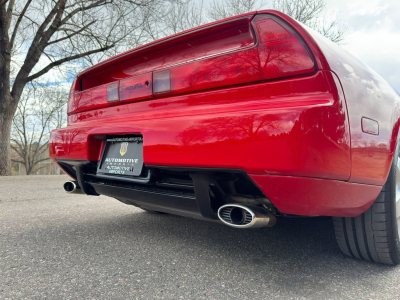 1991 Acura NSX in Formula Red over Black