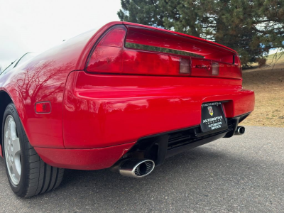 1991 Acura NSX in Formula Red over Black