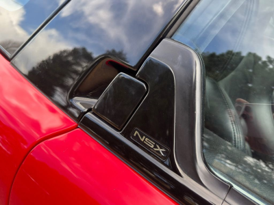 1991 Acura NSX in Formula Red over Black