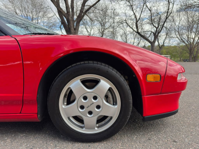 1991 Acura NSX in Formula Red over Black