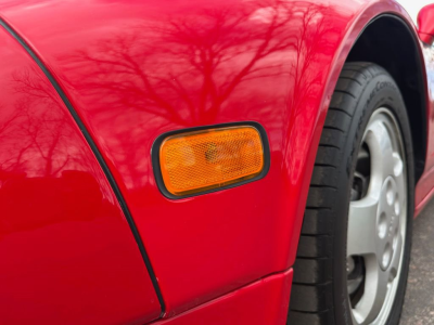 1991 Acura NSX in Formula Red over Black
