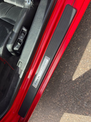 1991 Acura NSX in Formula Red over Black