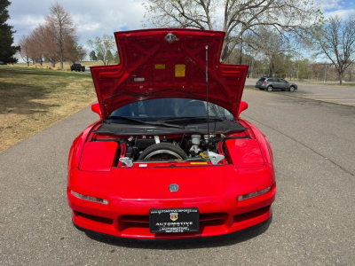 1991 Acura NSX in Formula Red over Black