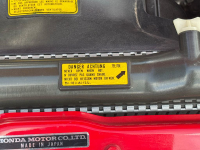 1991 Acura NSX in Formula Red over Black