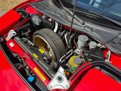 1991 Acura NSX in Formula Red over Black