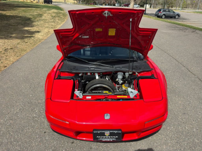 1991 Acura NSX in Formula Red over Black