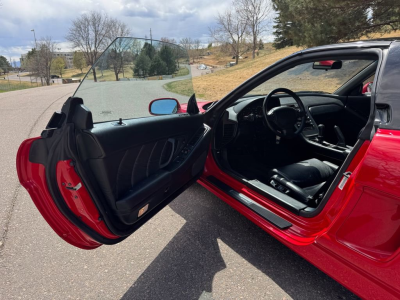 1991 Acura NSX in Formula Red over Black