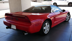 1992 Acura NSX in Formula Red over Other