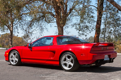 1995 Acura NSX in Formula Red over Tan