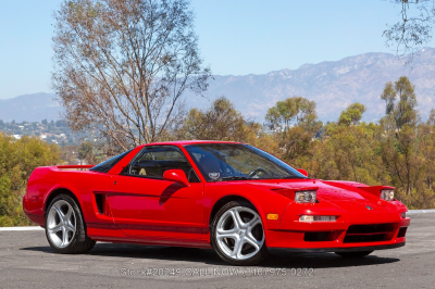 1995 Acura NSX in Formula Red over Tan