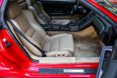 1995 Acura NSX in Formula Red over Tan