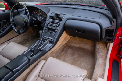 1995 Acura NSX in Formula Red over Tan
