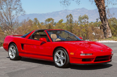 1995 Acura NSX in Formula Red over Tan