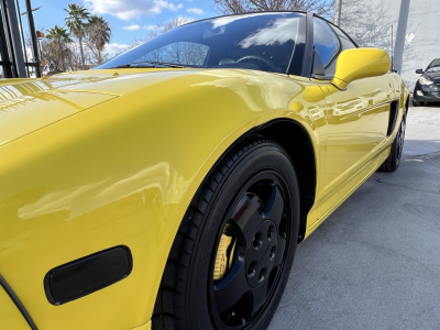 1991 Acura NSX in Spa Yellow over Black