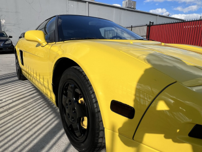 1991 Acura NSX in Spa Yellow over Black
