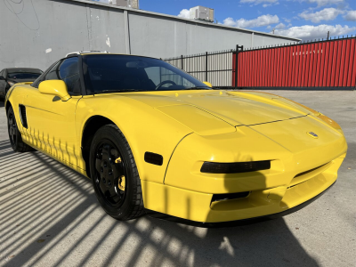 1991 Acura NSX in Spa Yellow over Black