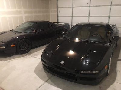 1995 Acura NSX in Berlina Black over Tan