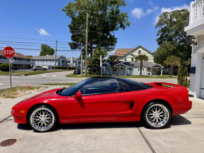 1992 Acura NSX in Formula Red over Black