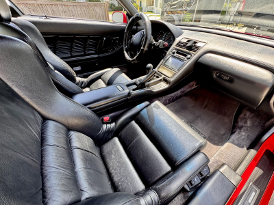 1992 Acura NSX in Formula Red over Black