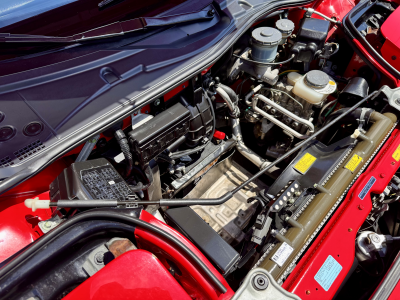 1992 Acura NSX in Formula Red over Black
