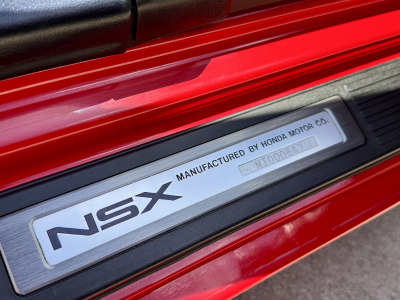 1992 Acura NSX in Formula Red over Black