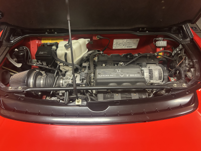 1992 Acura NSX in Formula Red over Black
