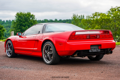 1992 Acura NSX in Formula Red over Black