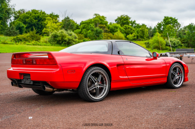 1992 Acura NSX in Formula Red over Black