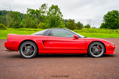 1992 Acura NSX in Formula Red over Black
