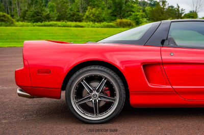 1992 Acura NSX in Formula Red over Black