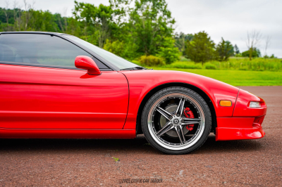 1992 Acura NSX in Formula Red over Black