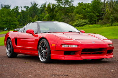 1992 Acura NSX in Formula Red over Black