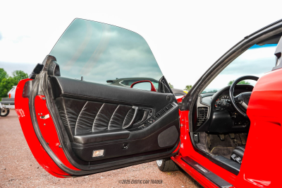 1992 Acura NSX in Formula Red over Black