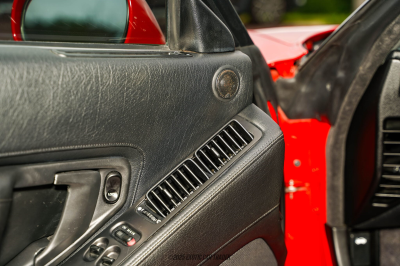 1992 Acura NSX in Formula Red over Black