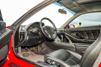 1992 Acura NSX in Formula Red over Black