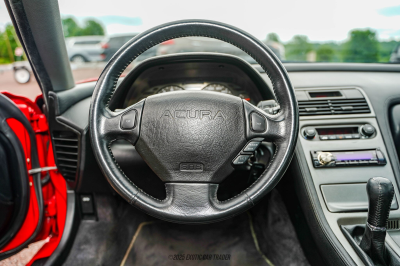 1992 Acura NSX in Formula Red over Black