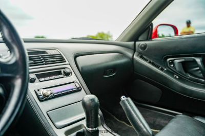 1992 Acura NSX in Formula Red over Black