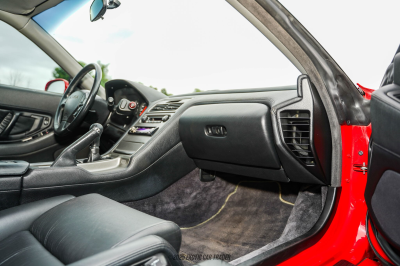 1992 Acura NSX in Formula Red over Black